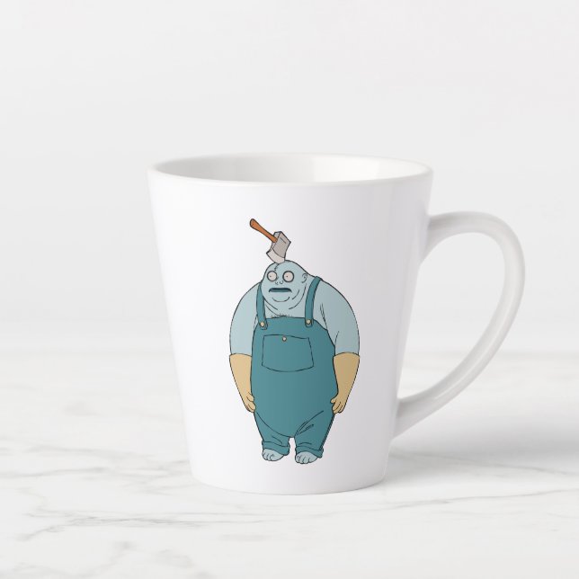 Tasse Latte Tête d'Ax Behemoth (Droite)