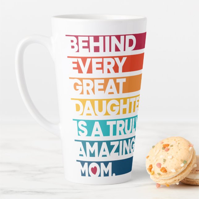 Tasse Latte Texte d'expression de conception mignonne pour la  (En situation)