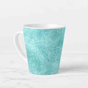 Tasse Latte Texture verte de la Monnaie Bleue