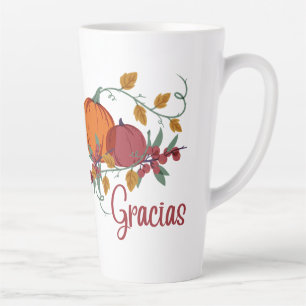 Tasse Latte Thanksgiving
