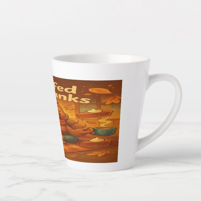 Tasse Latte Thanksgiving Latte Mug- Gratitude in Every Sip (Droite)