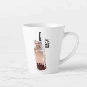 Tasse Latte thé bulle boba