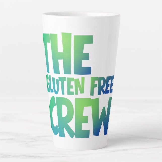Tasse Latte The Gluten Free Crew (Devant)
