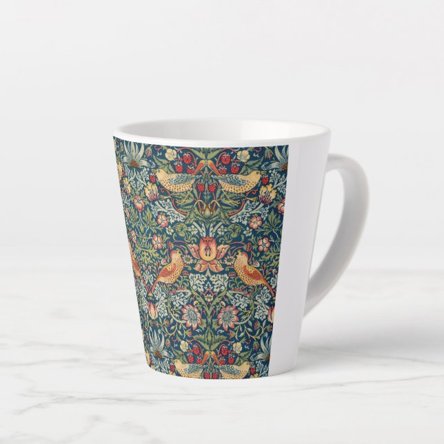 Tasse Latte Thief de fraises par William Morris (Angle droit)