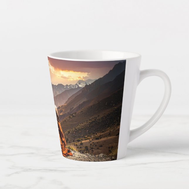 Tasse Latte TIbet - Buddhism - Meditation (Droite)