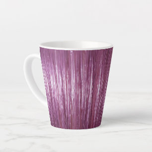 Tasse Latte Tinsel rose pourpre orchidée