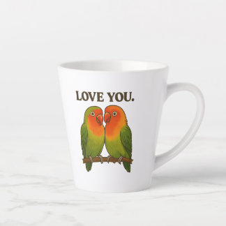 Tasse Latte Together Forever Lovebirds