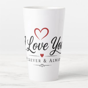 Tasse Latte Toi et moi pour toujours
