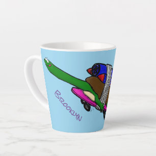 Tasse Latte Tortue volante