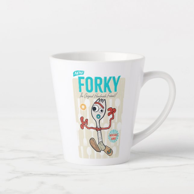 Tasse Latte Toy Story 4| Publicité Retro Forky Toy (Droite)