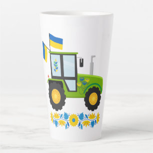 Tasse Latte Tracteur Whimsical Ukraine