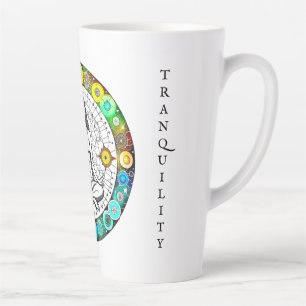 Tasse Latte Tranquillité et sérénité Méditation pacifique