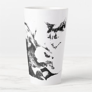 Tasse Latte Trêve d'automne au coeur