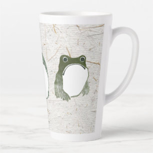 Tasse Latte Trio de grenouilles japonaises grumeuses crapauds 