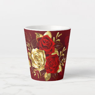 Tasse Latte Trois Roses de bijoux