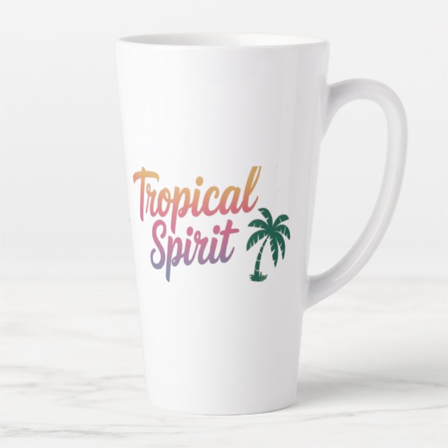 Tasse Latte Tropical spirit (Droite)