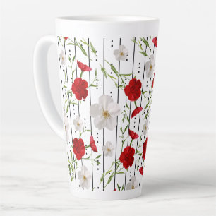 Tasse Latte Tropical Trellis Garden Art