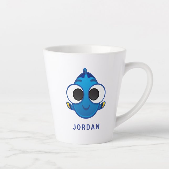 Tasse Latte Trouver Dory| Dory Emoji (Droite)