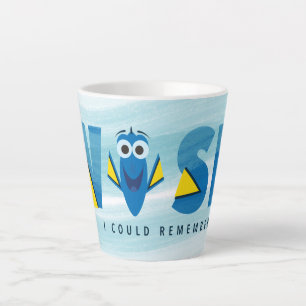 Tasse Latte Trouver Dory  J'Aimerais Me Souvenir
