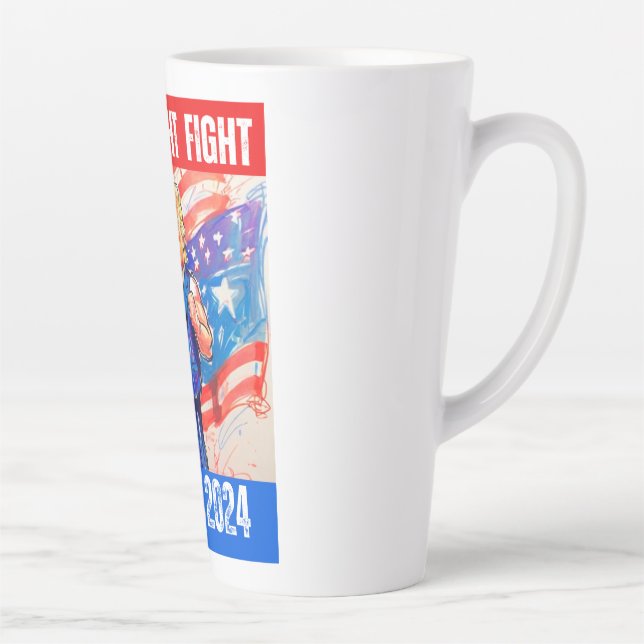 TASSE LATTE TRUMP 2024 COMBAT (Droite)