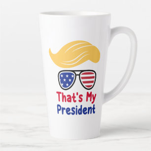 Tasse Latte Trump 47 - C'est mon président