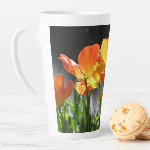 Tasse Latte Tulipes d'Orange Grande Musique