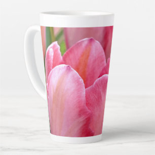Tasse Latte Tulipes roses
