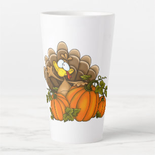 Tasse Latte Turquie et Citrouille