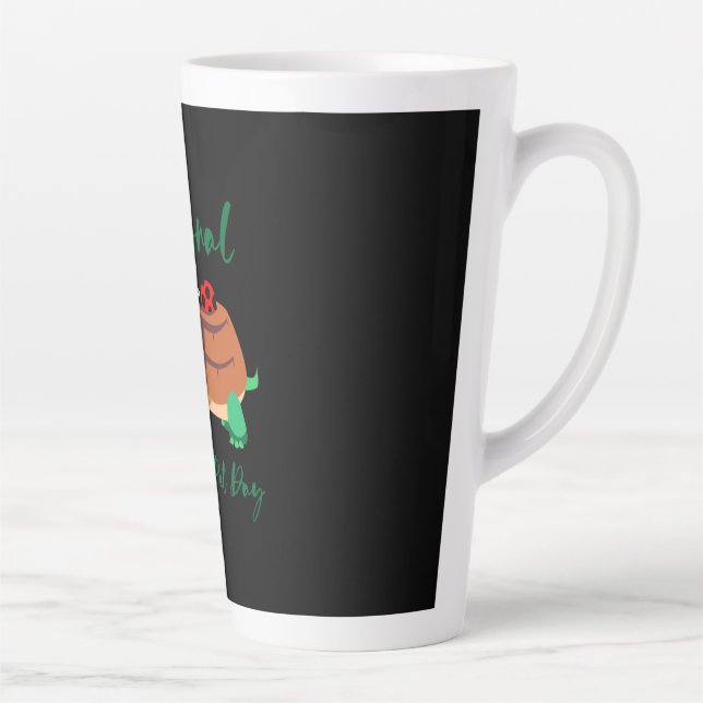 Tasse Latte Turtle Lover | National Love Your Turtle (Droite)