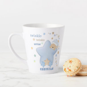 Tasse Latte Twinkle Twinkle Little Star Baby Boy Teddy Bear La