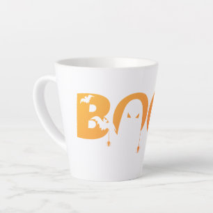 Tasse Latte TYPOGRAPHIE effrayante et mignonne avec chauves-so