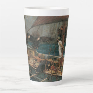 Tasse Latte Ulysse et les sirènes par John William Waterhouse