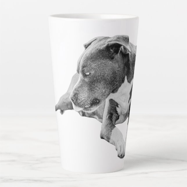 Tasse Latte Un air de crêpe, un regard constant (Devant)