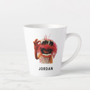 Tasse Latte Un animal portant des lunettes de soleil