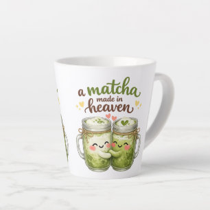 Tasse Latte Un Matcha Fait au Ciel Mignon Drôle Pun