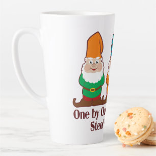 Tasse Latte Un Par Un Les Gnomes Volent Ma Santé