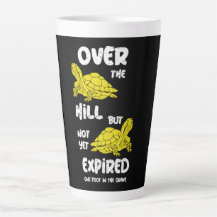 Tasse Latte Un Pied Dans La Grave