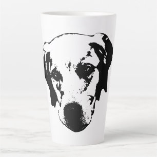 Tasse Latte Un regard doux pour les matinées de la feuille pré