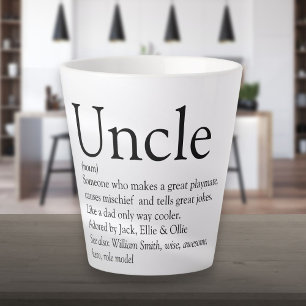 Tasse Latte Uncle Funcle Definition Modern Fun