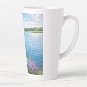 Tasse Latte Une mélodie rafraîchissante 031