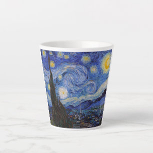 Tasse Latte Une nuit étoilée : Saint Remy par Vincent Van Gogh