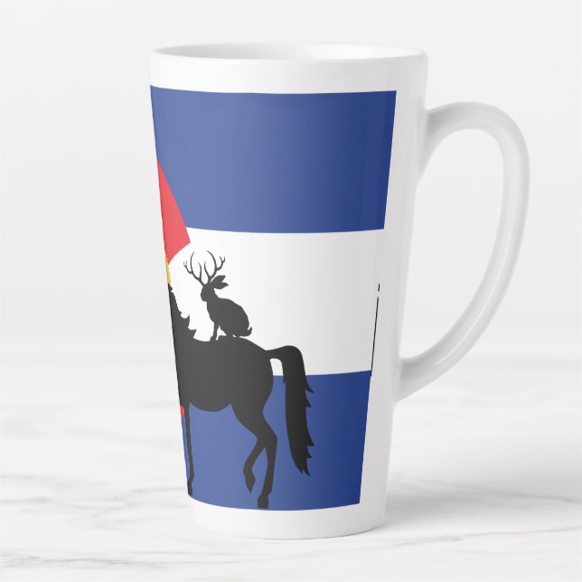 Tasse Latte Unicorne, Bigfoot et Jackalope (Droite)