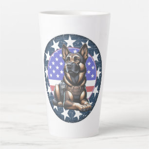 Tasse Latte Unité de chiens de police militaire K9