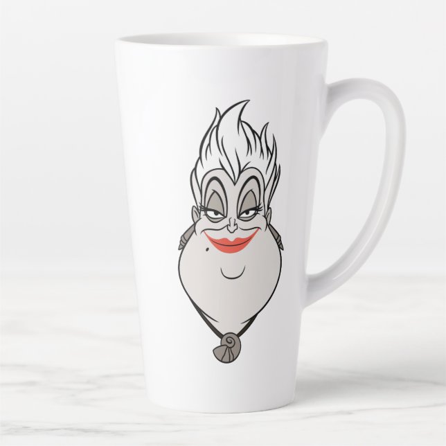 Tasse Latte Ursula| Un visage méchant (Droite)