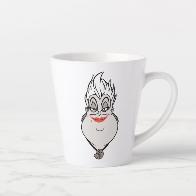 Tasse Latte Ursula| Un visage méchant (Droite)