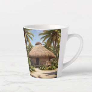 Tasse Latte Vacances tropicales