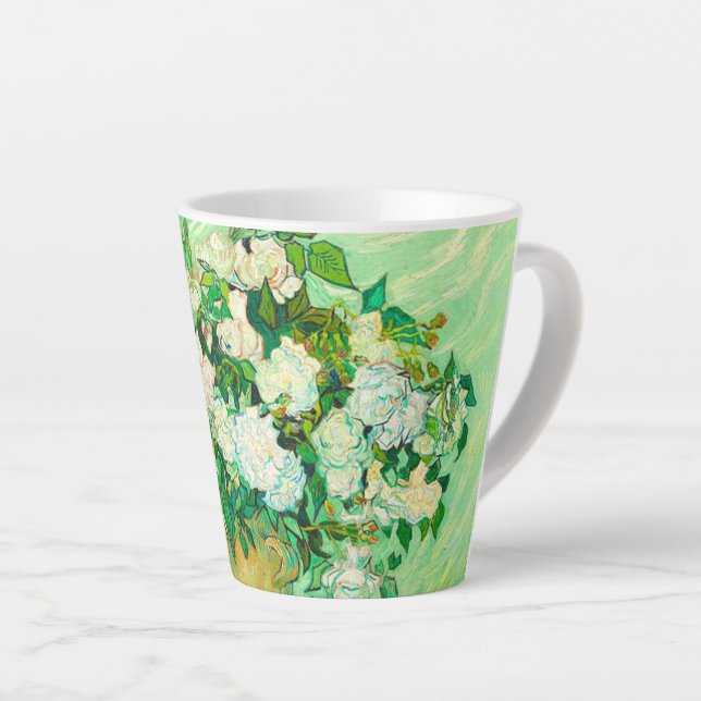 Tasse Latte Van Gogh White Roses (Angle droit)