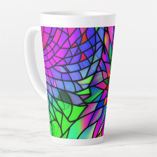 Tasse Latte Verre de Faux