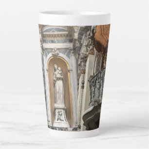 TASSE LATTE VERT & MARBRE BLANC DE L'ÉGLISE JESUITS VENISE,