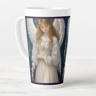 Tasse Latte Victorian Vintage Retro Christmas Angel